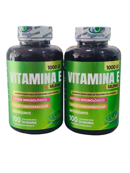Vitamina E + Selenio en presentación de dos unidades