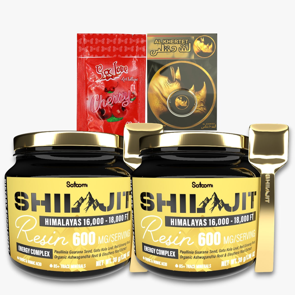 Combo x2 Shilajit Satoomi Gold en resina