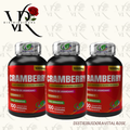 Tres frascos de Cranberry 100 Softgels con arándano rojo