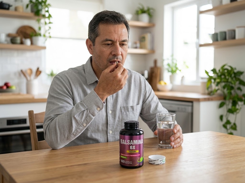 Información del suplemento natural Balsamina 6x en cápsulas