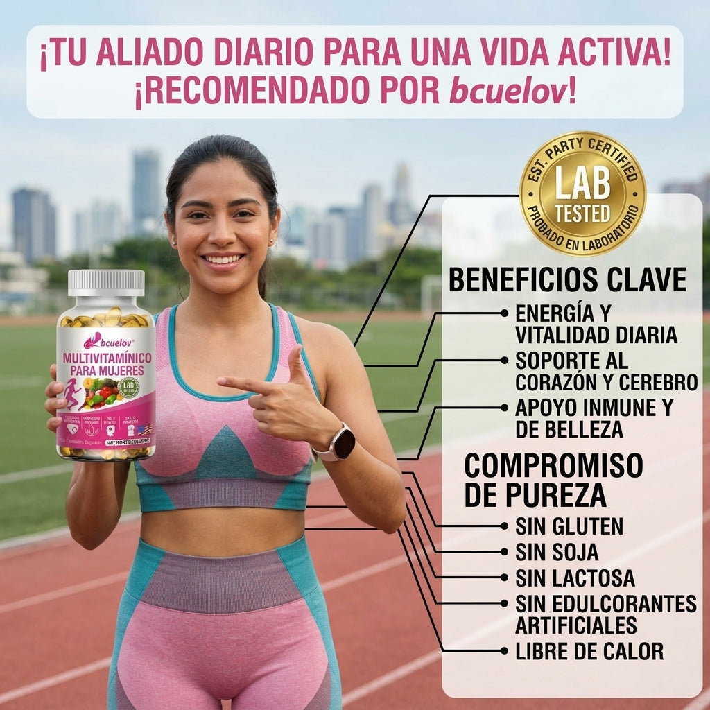 Multivitamínico para mujer con 21 vitaminas y minerales