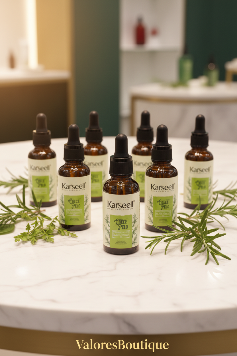 Beneficios de las Gotas Karsell para cabello débil y con caída