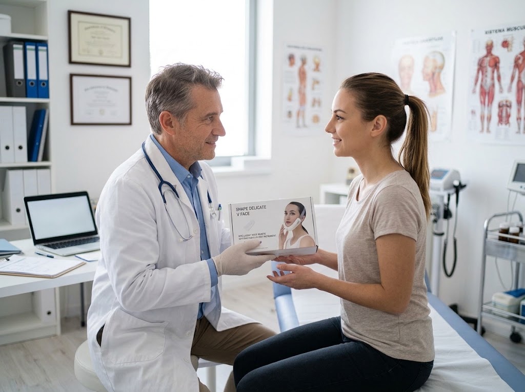 Presentación del dispositivo facial EMS de uso cosmético
